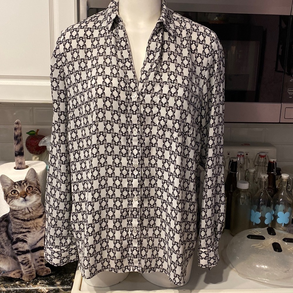 U women’s The Limited button down king sleeve regular size blouse XL
